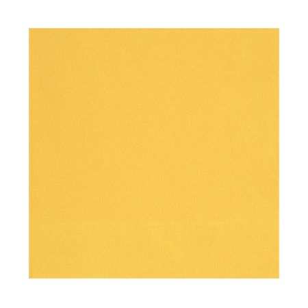 Serviette de table papier Jaune Or