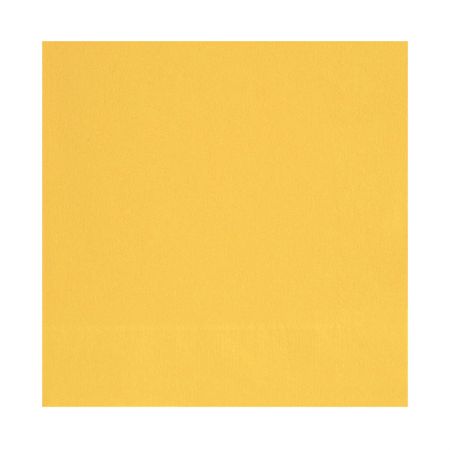 Serviette de table papier Jaune Or