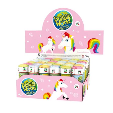 Bulles de savon Licorne par 36