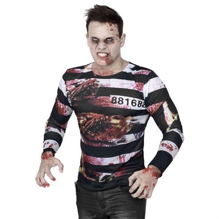 T-shirt Zombie prisonnier adulte