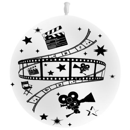 Ballon Géant Cinéma Blanc