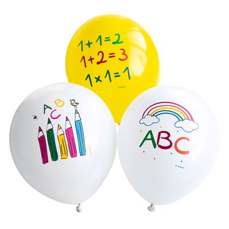 Ballons école assortis