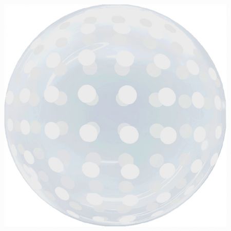Ballon Bubble Dots Clear