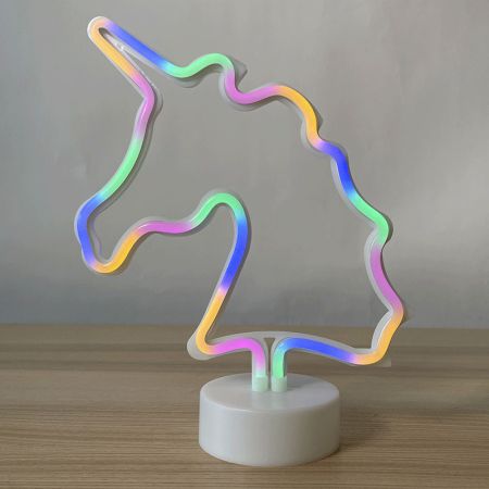 Lampe Licorne Néon