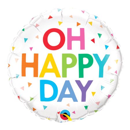 Ballon Mylar Oh Happy Day