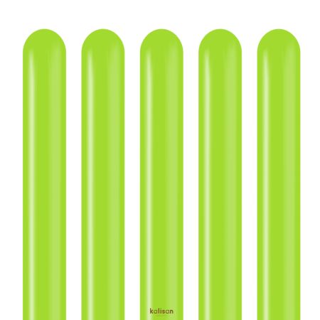 Ballons à Sculpter Vert Tilleul (Lime green) Kalisan