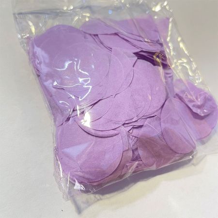 Confettis Papier 2.5cm sachet 14g (divers coloris)