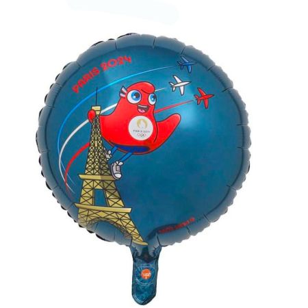 Ballon Alu Paris JO 2024 Bleu