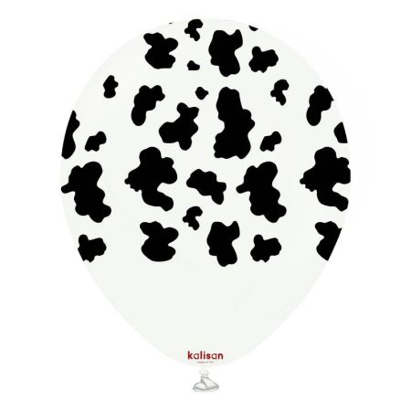 Ballon Latex Vache blanc Kalisan