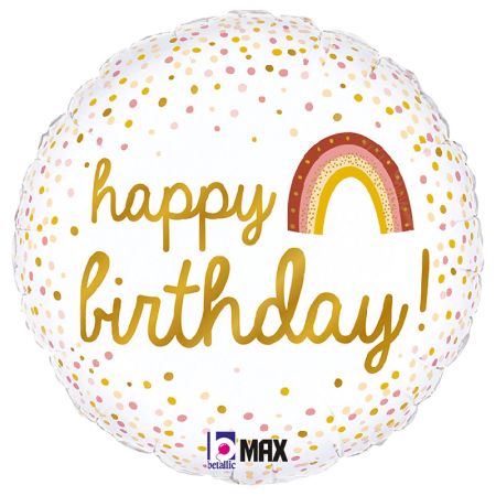 Ballon Happy Birthday Boho Birthday