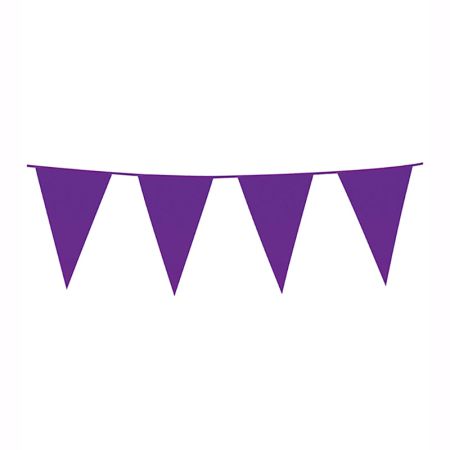 Guirlande Fanions Violet 10m