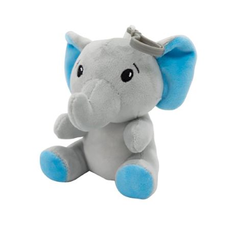 Poids Peluche Eléphant Bleu 11cm 90g