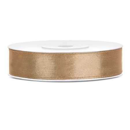 Ruban de Satin 12mm Or