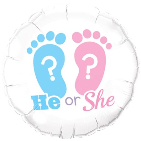 Ballon Gender Reveal foots