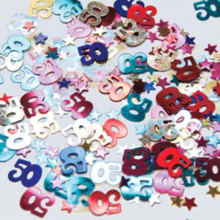 Confettis de Table 50 Multicolores (6 sachets)