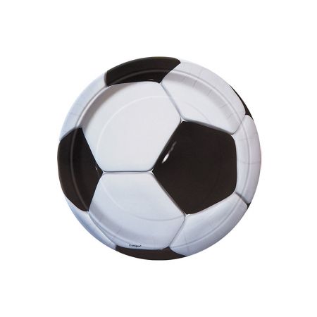 Assiettes jetable Football