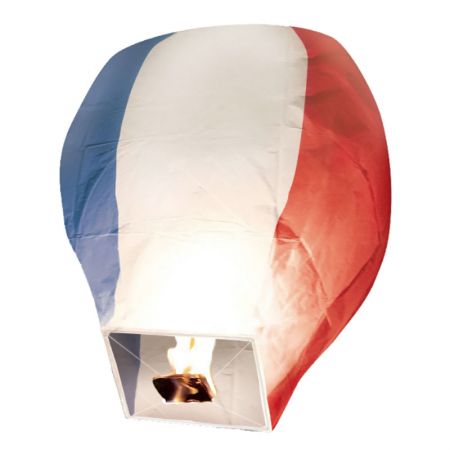 Lanterne Volante Tricolore France 50 x 90 cm