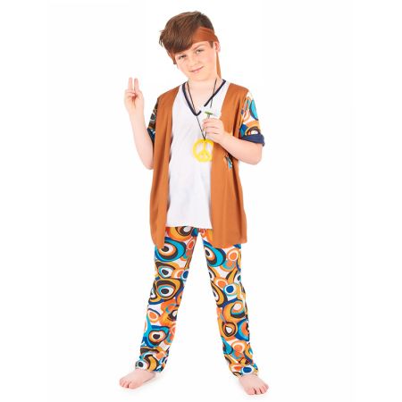 Déguisement enfant hippie garçon