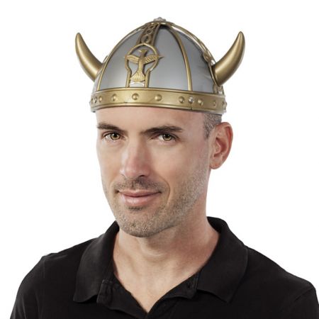 Casque de Viking Cornes Courtes
