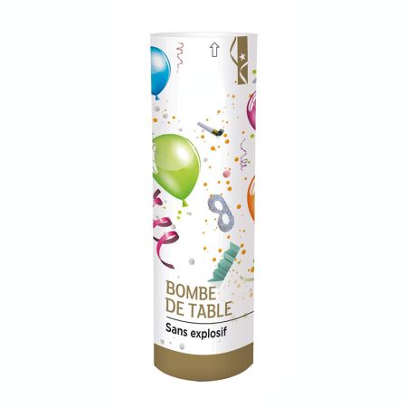 Bombe de table sans explosif