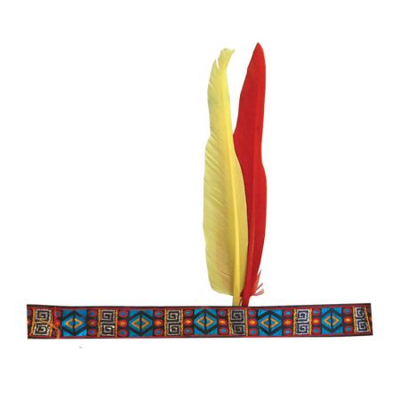 Bandeau indien 2 plumes