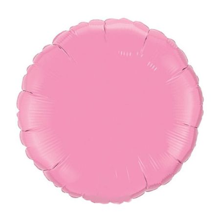 Ballon Mylar rond rose