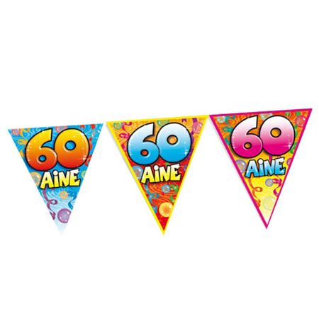 Guirlande anniversaire 60 ans