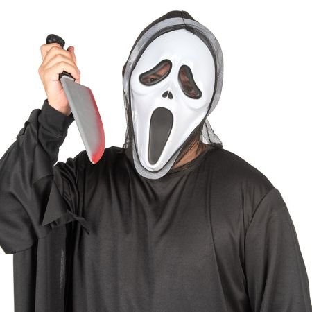 Masque Fantôme rigide rieur adulte