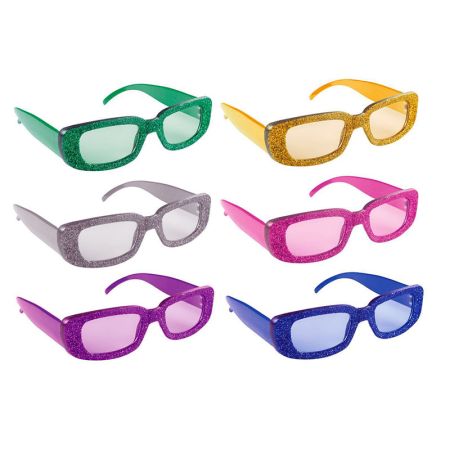 Lunettes plastique paillettes