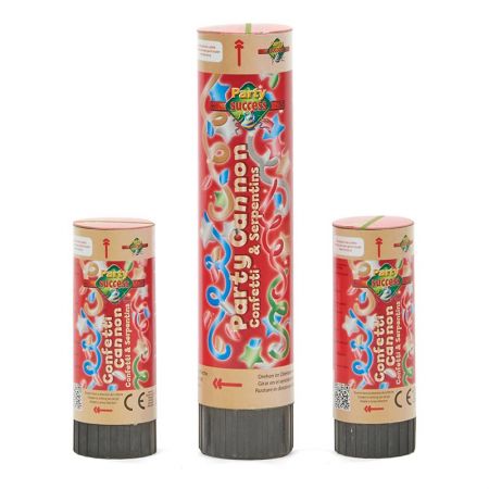 Sachet de 3 canons à confettis