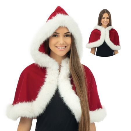 Déguisement Capeline Luxe Mère Noël