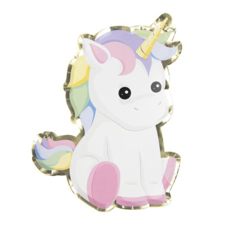 Assiette Baby Licorne