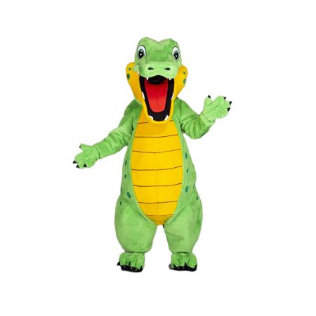 Déguisement mascotte crocodile Rigolo