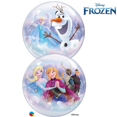 Ballon Reine des Neiges Bubble