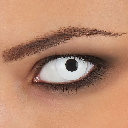 Lentilles de contact fantaisie Oeil Blanc