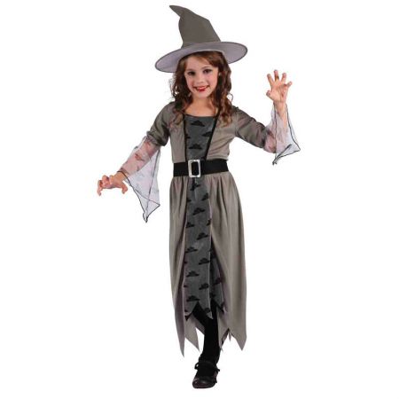 Déguisement Sorcière Grise fille Halloween