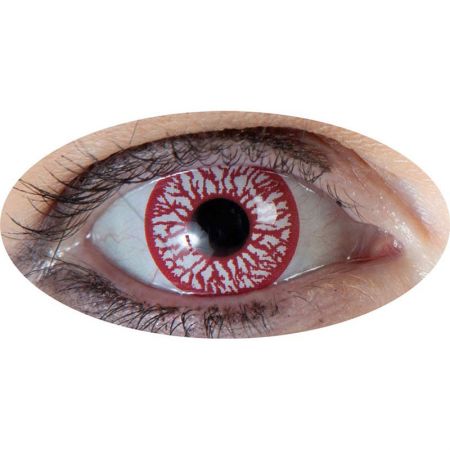 Lentilles de contact fantaisie Oeil sanglant