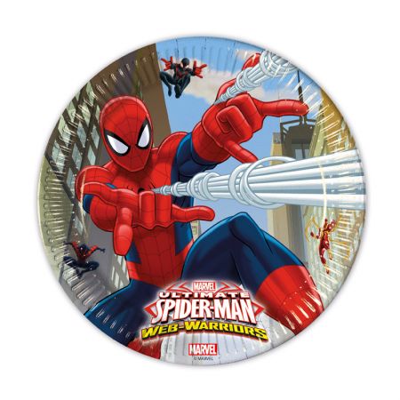 Assiette Spiderman par 8