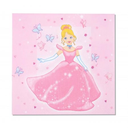 Serviette jetable princesse