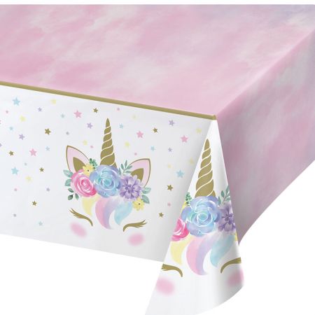 Nappe plastique Licorne Féérique