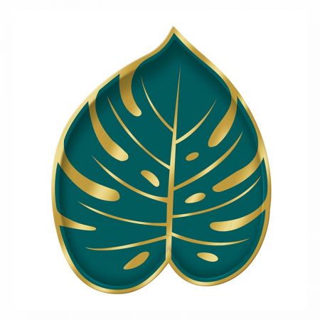 Assiette Feuille de Palmier
