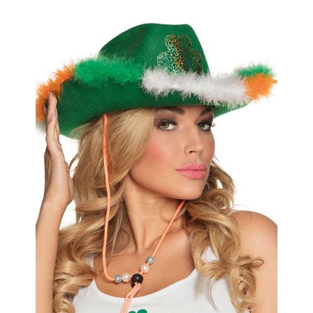 Chapeau cow boy Saint Patrick