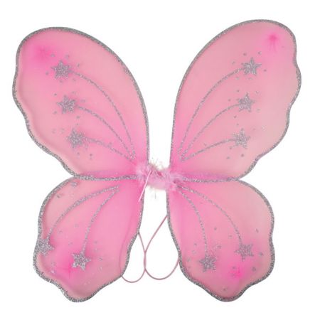 Ailes de papillon roses
