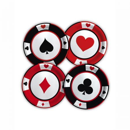 Assiettes Jetables Casino