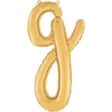 Ballon aluminium G Script