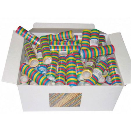 Rouleaux de 18 serpentins 4 couleurs par 100