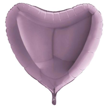 Ballon Alu Coeur Lilas