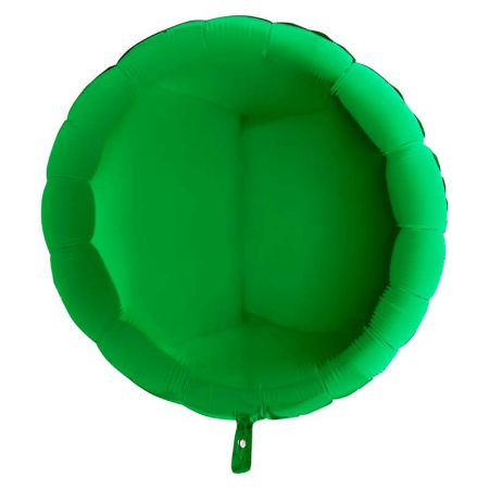 Ballon Mylar Rond Vert