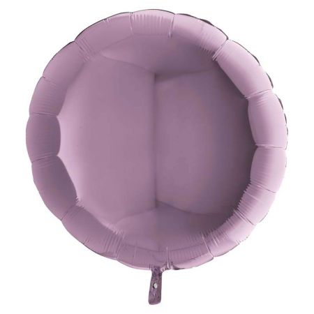 Ballon Mylar Rond Lilas