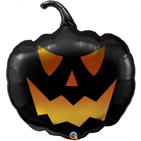 Ballon Halloween Citrouille Noire